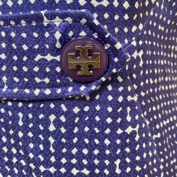 Tory Burch Sleeveless Dress with Silver Logo Details and Side Pockets - Size 6 - Picture 5 of 13